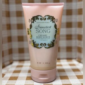 NEW B&BW Sweetest Song Creamy Body Scrub 8 Oz